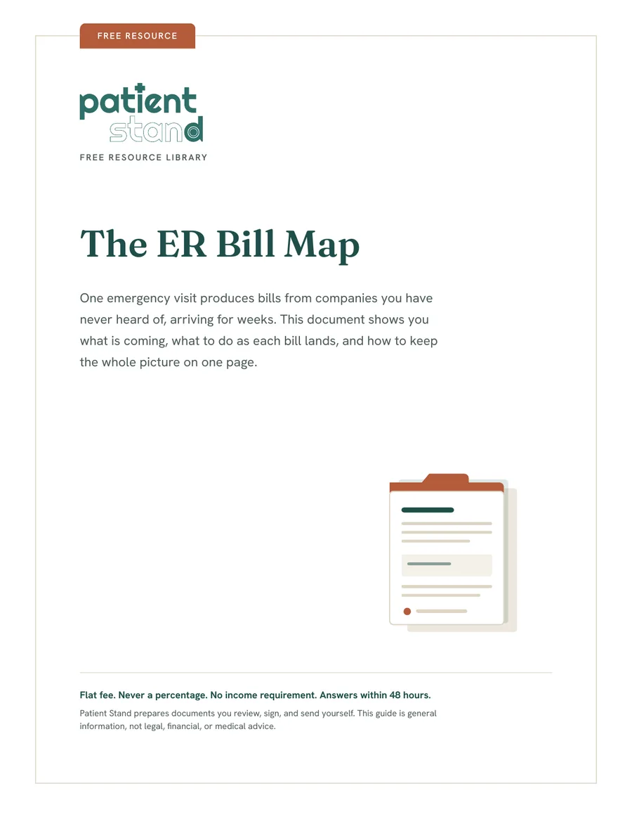 Cover of The ER Bill Map guide.